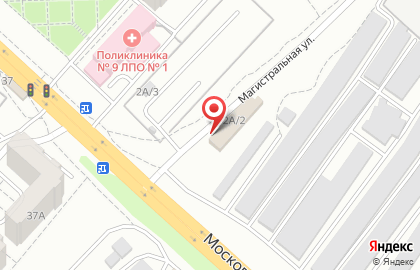 Автотехцентр Redline на Московском шоссе на карте