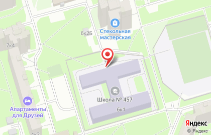 Средняя общеобразовательная школа №457 с углубленным изучением английского языка, с дошкольным отделением на карте