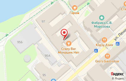 Сруб Клуб на улице Ленина на карте