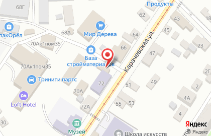 Магазин бытовой техники в Орле на карте