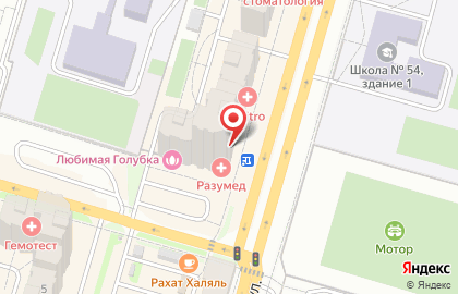 Магазин товаров для дома на Беломорской улице на карте