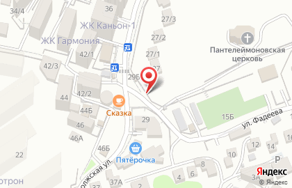 Киоск по продаже выпечки Грузинский дворик на карте