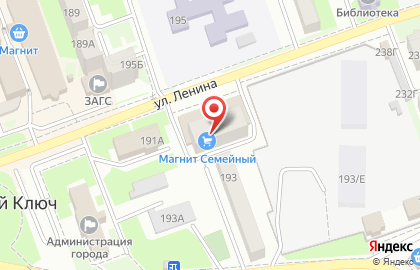 Салон красоты Сплетница на улице Ленина на карте