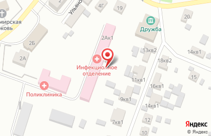 Участковая больница пгт. Алексеевка на карте