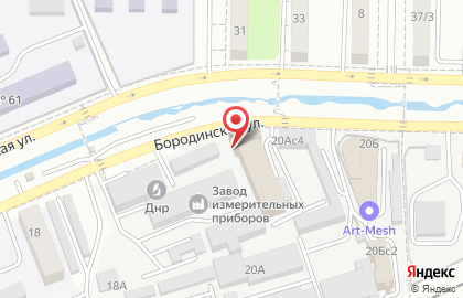 Караоке Виктория на Бородинской улице на карте