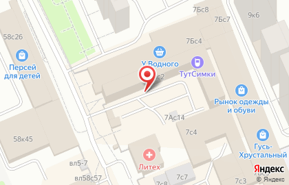 Модамикс на Кронштадтском бульваре на карте