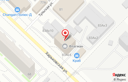 Салон-магазин Мебельный дворик на Харьковской улице на карте
