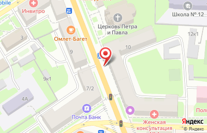 Аптека 53 Плюс на Большой Санкт-Петербургской улице на карте