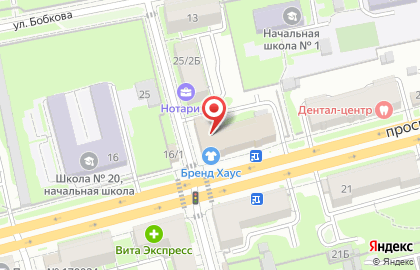 Система, торговая компания на карте