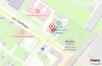 Инжиниринговая компания Политехника в Сормовском районе на карте