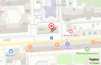 Супермаркет Пятёрочка в Коминтерновском районе на карте
