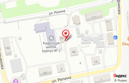 Сауна Тропики на Степана Разина на карте