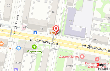 Кафе Woki Toki на улице Достоевского на карте