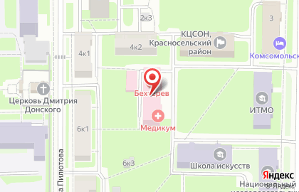 Бехтерев, Отделение Реабилитации После Инсультов на карте