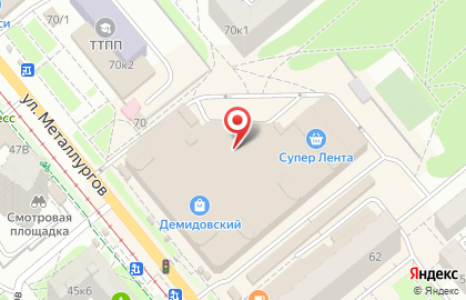 Дисконт-центр adidas & Reebok Outlet в Пролетарском районе на карте
