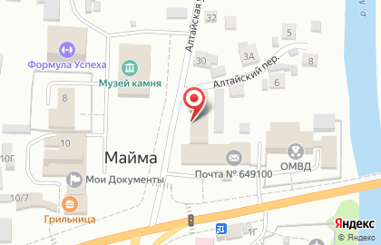Мясной магазин в Горно-Алтайске на карте