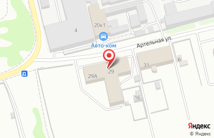 Единый центр СРО на Артельной улице на карте