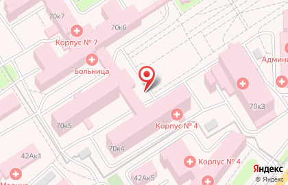 Челябинская Областная Клиническая Больница на улице Воровского на карте