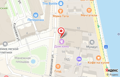 Петербургский музей кино на карте