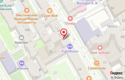 Агентство недвижимости Адвекс. Недвижимость на метро Василеостровская на карте
