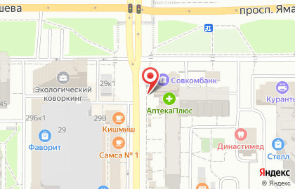 Компания Faberlic на проспекте Ямашева на карте