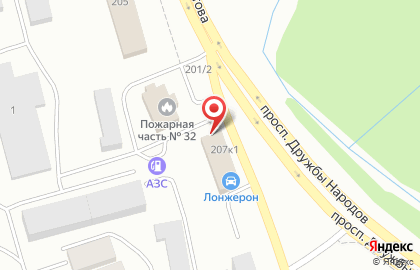 Магазин автотоваров Авто-Реал в Ленинском районе на карте