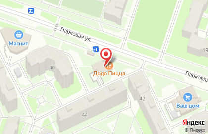 Пиццерия Додо Пицца в Сосновом Бору на карте