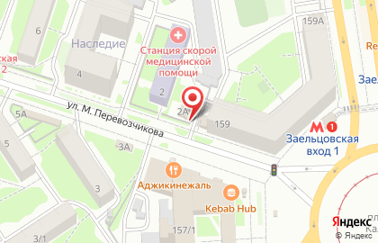 Киоск по продаже хлебобулочных изделий на улице Михаила Перевозчикова на карте