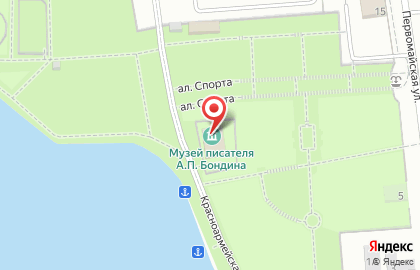 Мемориально-литературный музей писателя А.П. Бондина на карте