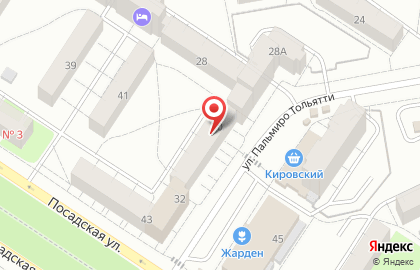 Служба заказа товаров аптечного ассортимента Аптека.ру на улице Пальмиро Тольятти на карте
