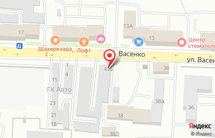 Автомойка в Пролетарском районе на карте