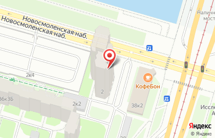 Автомат по продаже питьевой воды Природный источник на Новосмоленской набережной на карте