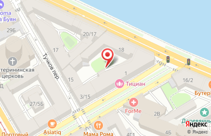 Тучков мост, ООО на карте