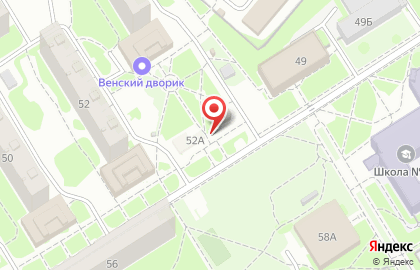 Киоск по продаже хлебобулочных изделий на улице Космическая 52Б на карте