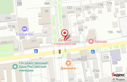 Иней на проспекте Октябрьской Революции на карте