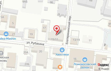 Кухни Питерские в Екатерининском переулке на карте
