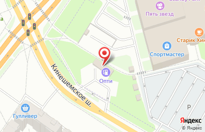 Автомойка в Костроме на карте