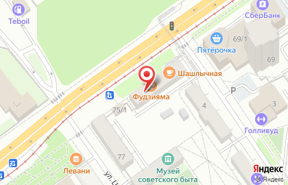 Суши-бар Фудзияма в Мотовилихинском районе на карте