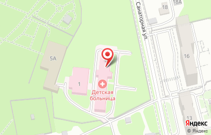Детская городская больница в Москве на карте