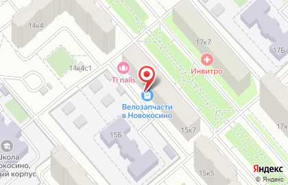 Веломагазин в Москве на карте