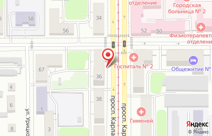 Продукты в Челябинске на карте