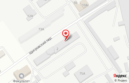 Автосервис МС в Щигровском переулке на карте