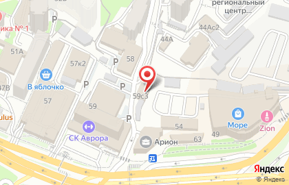 Транспортно-логистическая компания Парус во Владивостоке на карте