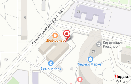 Магазин цветов Цветы России на Проспекте Вернадского на карте