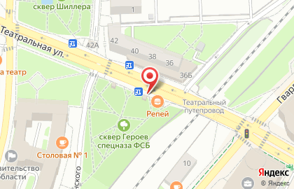 Комиссионный магазин Техносток на Театральной улице на карте