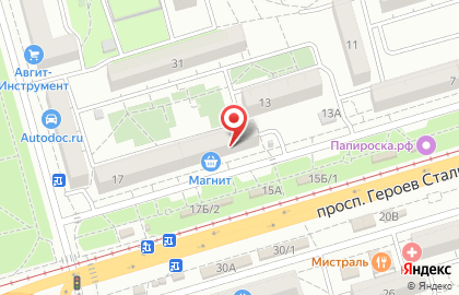 Банкомат КБ Русский Южный банк на проспекте Героев Сталинграда, 15 на карте
