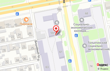 Тольяттинский техникум производственных технологий на карте