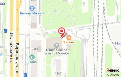 Центр специальной системотехники на Варшавском шоссе на карте