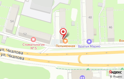 Кафе Пельменная в Свердловском районе на карте