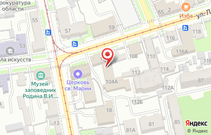 Автошкола Ульяновскавтотранс в Ленинском районе на карте